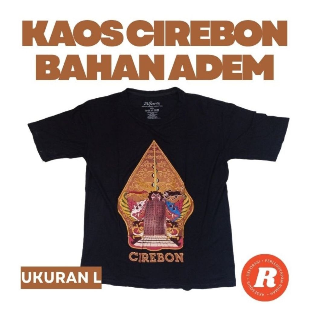 Kaos Cirebon Gambar Wayang Kaos Bahan Adem Kaos Oleh-Oleh Cirebon
