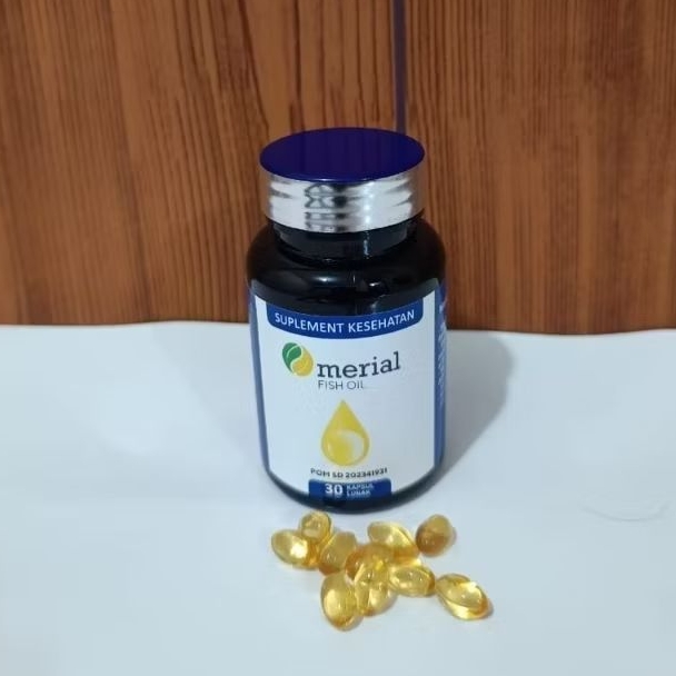 Merial Red Pine Korea 30 Kapsul - Bantu Turunkan Kolesterol & Hipertensi Suplemen Merial Minyak ikan