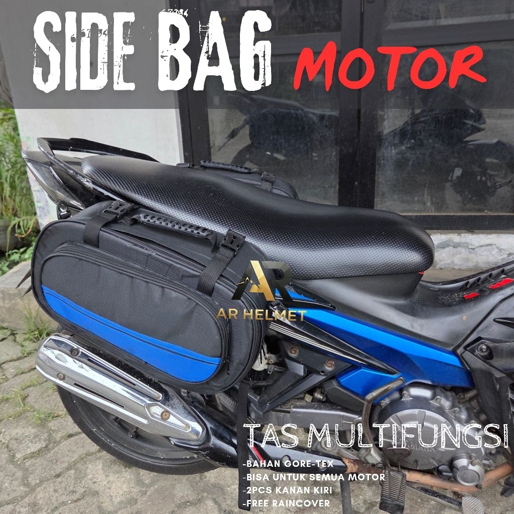 side bag motor touring tas motor multifungsi tas jok motor waterproof