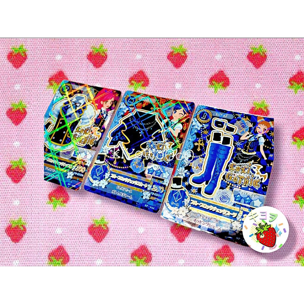Kartu Aikatsu Rare Set Japan Card Loli Gothic