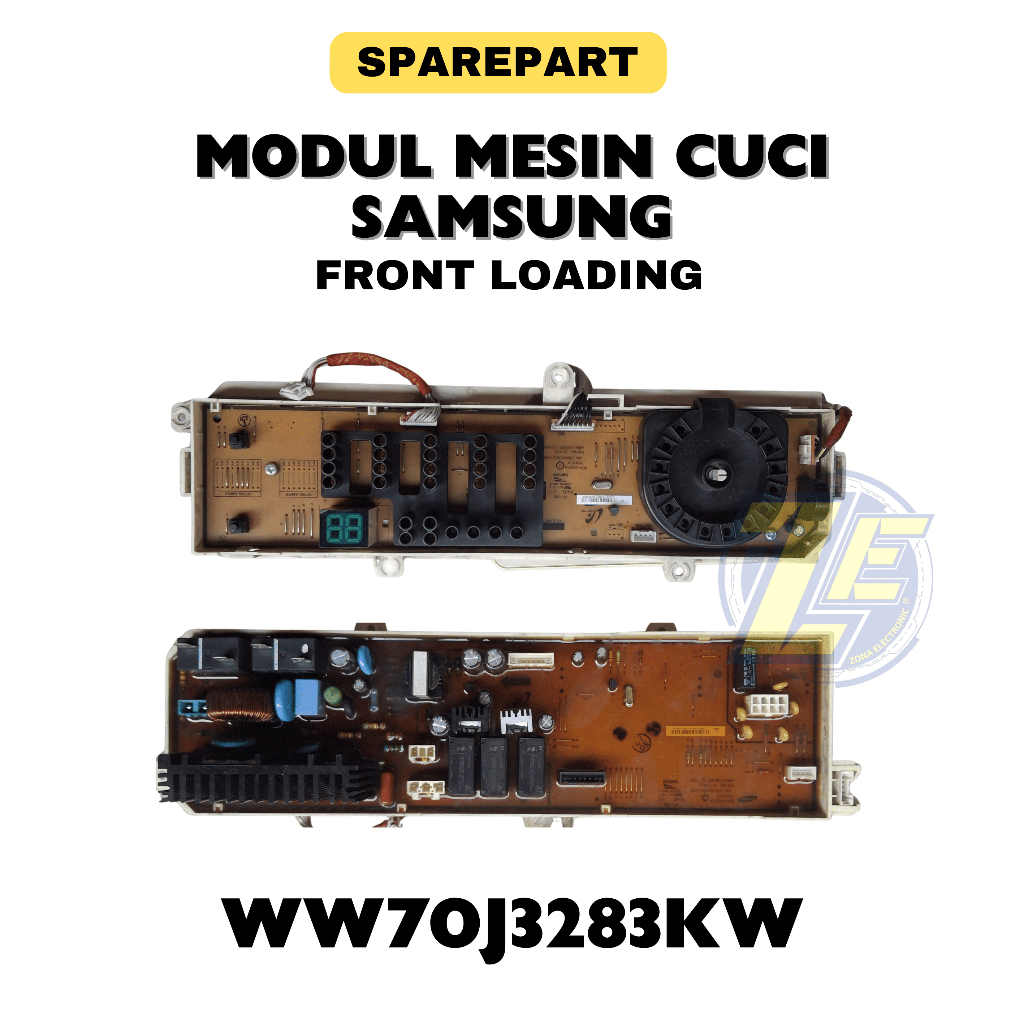 Modul pcb mesin cuci front loading samsung WW70J3283KW 1set original