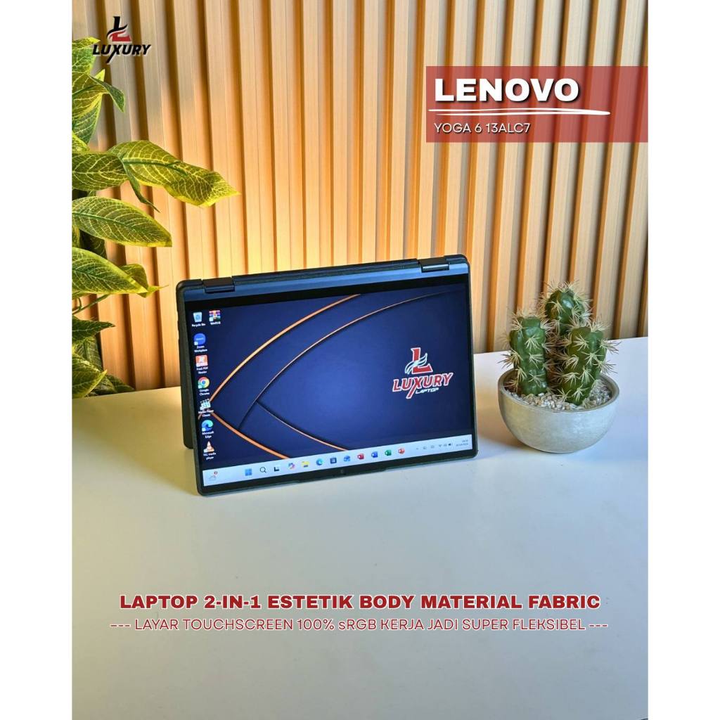 LAPTOP LENOVO YOGA 6 13ALC7 2IN1 RYZEN 5 SSD 512GB RAM 8GB TOUCHSCREEN BACKLIGHT SECOND