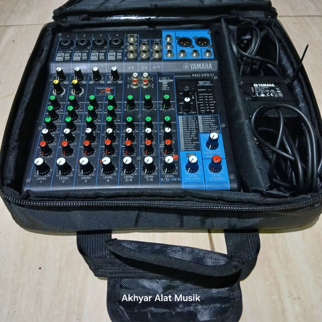 Mixer Yamaha MG10XU Original Made in Malaysia Minus Lecet