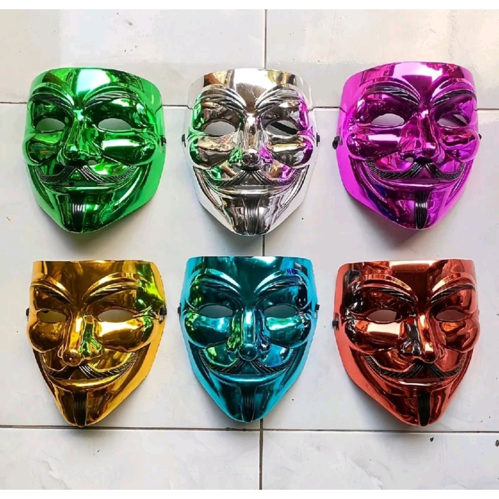 [SERBA] TOPENG ANONYMOUS VENDETTA COSPLAY MASK