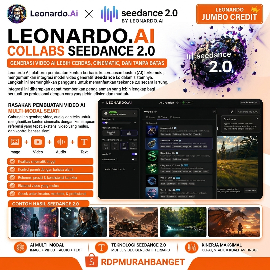 LEONARDO AI PREMIUM Seedance 2.0