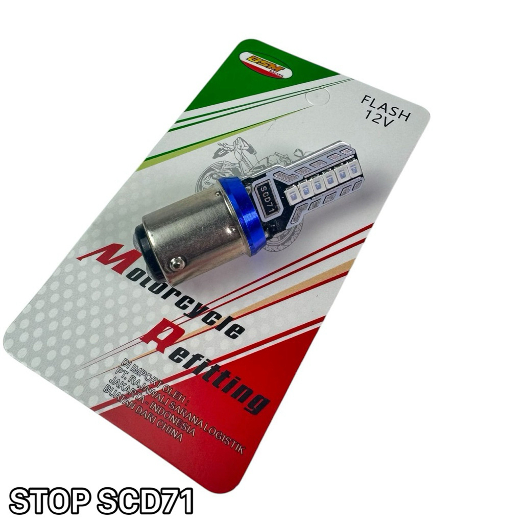 LAMPU STOP LAMPU REM KEDIP FLASH LED BSM SCD71 SUPER TERANG
