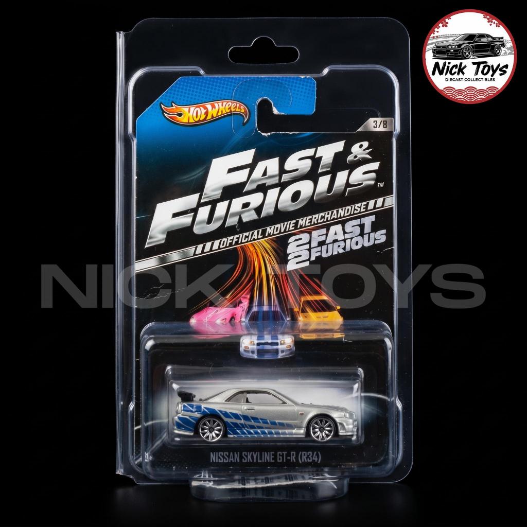 [2013 FIRST LINEUP - OFFICIAL MOVIE MERCHANDISE] HOT WHEELS / HOTWHEELS FAST & FURIOUS NISSAN SKYLIN