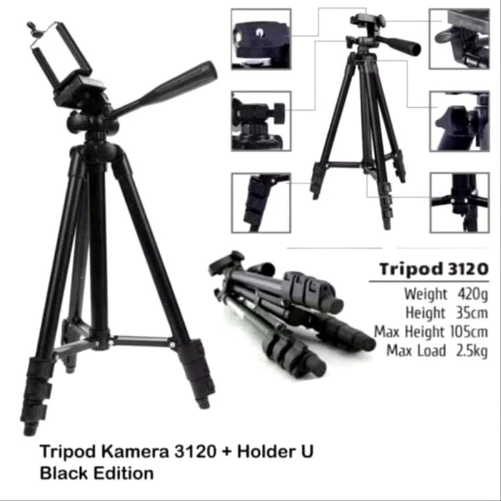 Tripod Kamera 3120-Tripod Kamera Universal