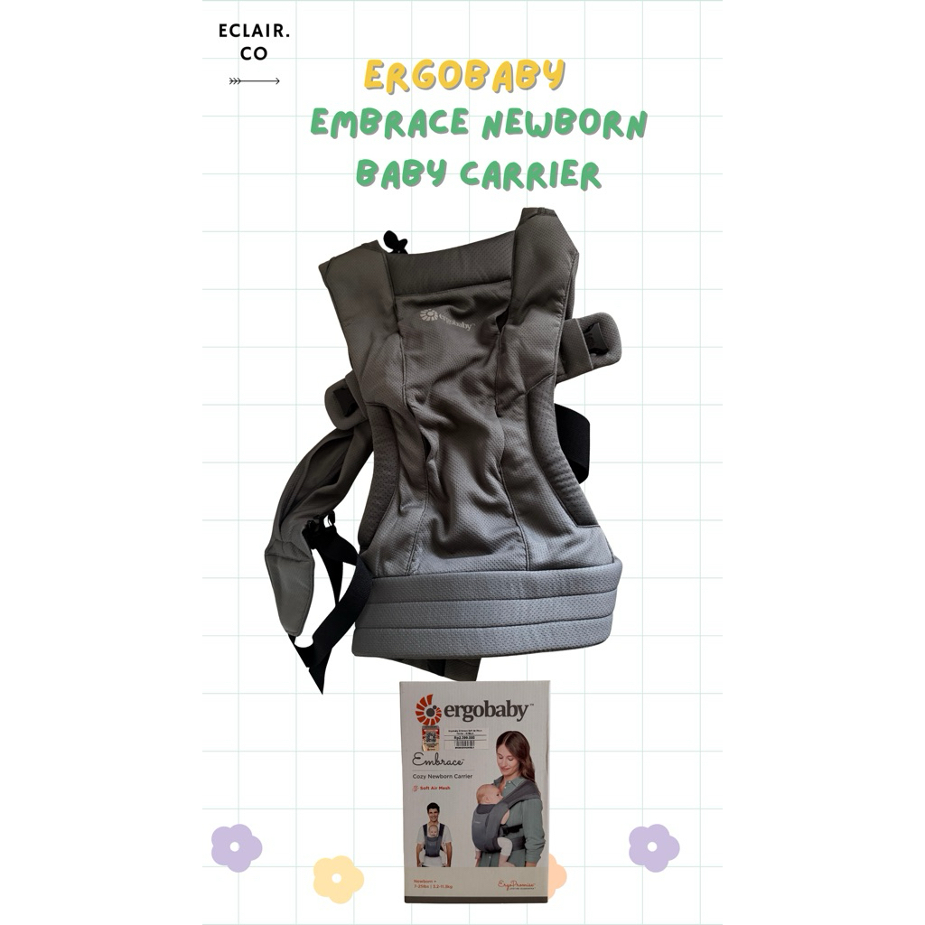 Ergobaby Embrace Newborn Baby Carrier - Ergobaby Gendongan Anak Bayi