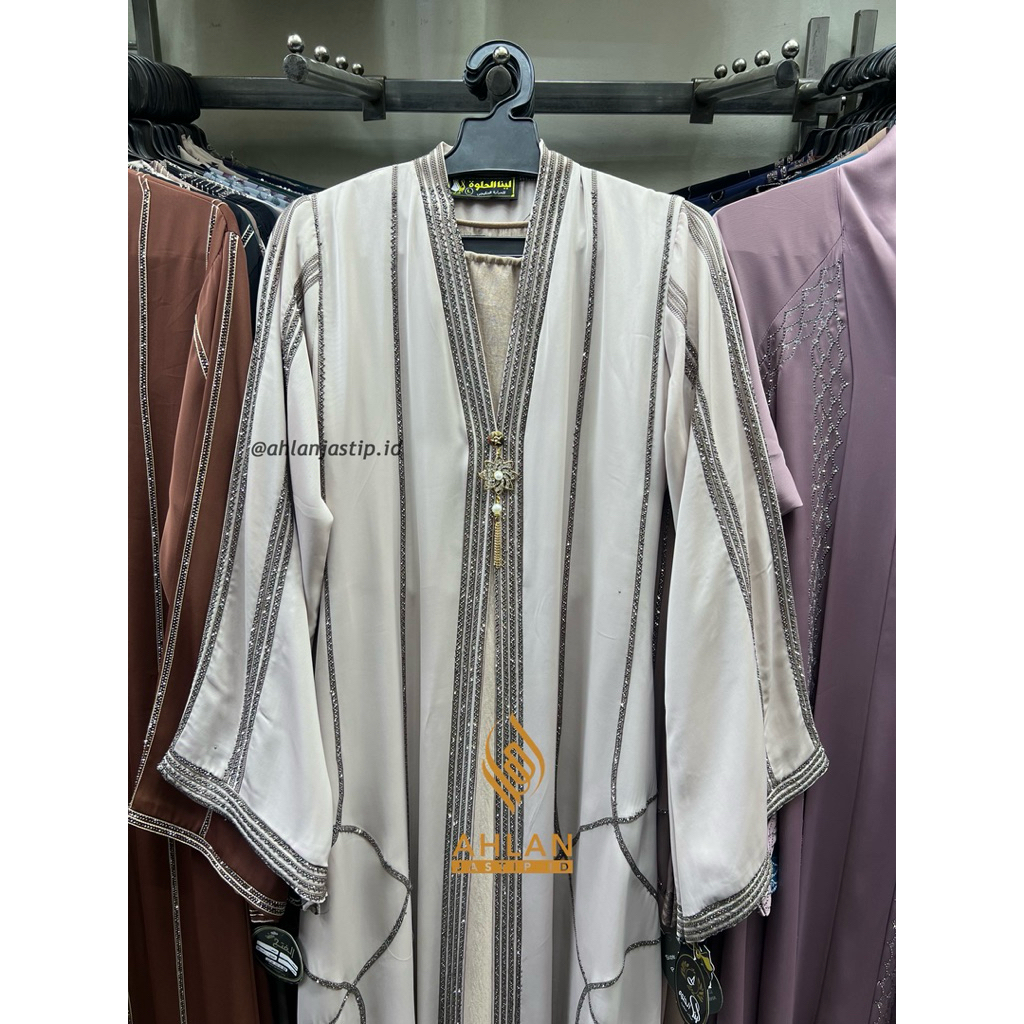 ABAYA INNER + OUTER LINA HELWA || ABAYA IMPOR MESIR ORIGINAL
