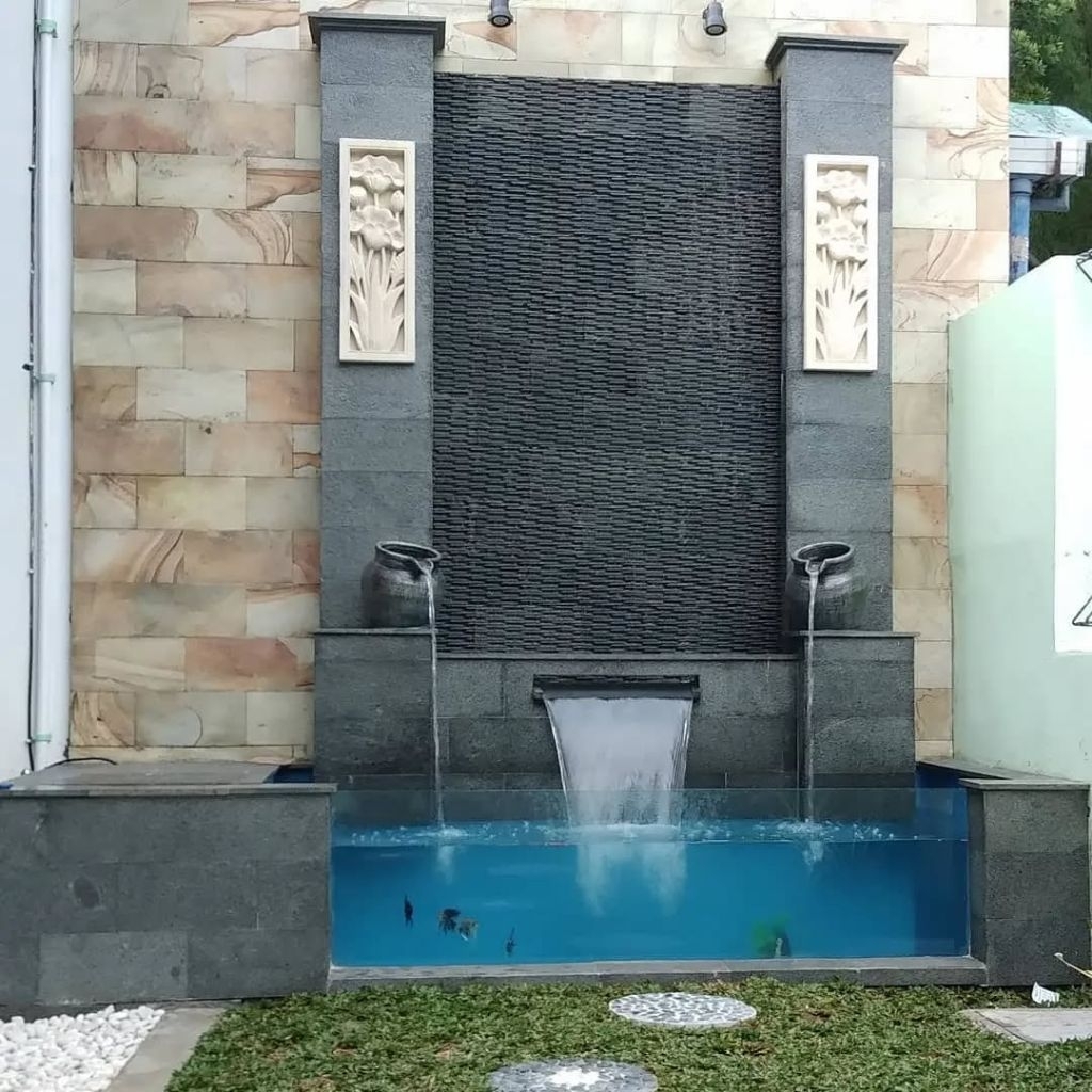 Kolam ikan / kolam minimalis / kolam air mancur / kolam koi / pembuatan dekorasi taman kolam / taman