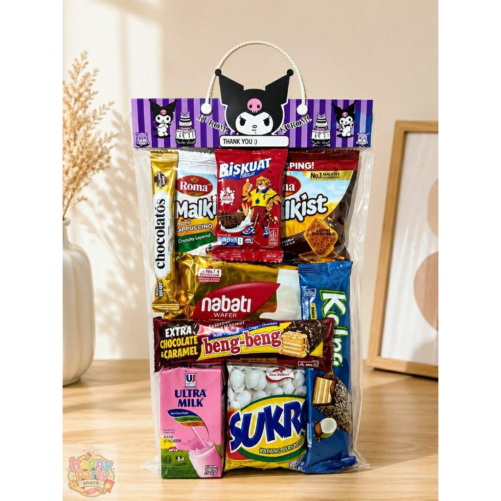 Paket snack ulang tahun anak/Bingkisan ulang tahun anak/Hampers ulang tahun/Hampers hari raya/Makana