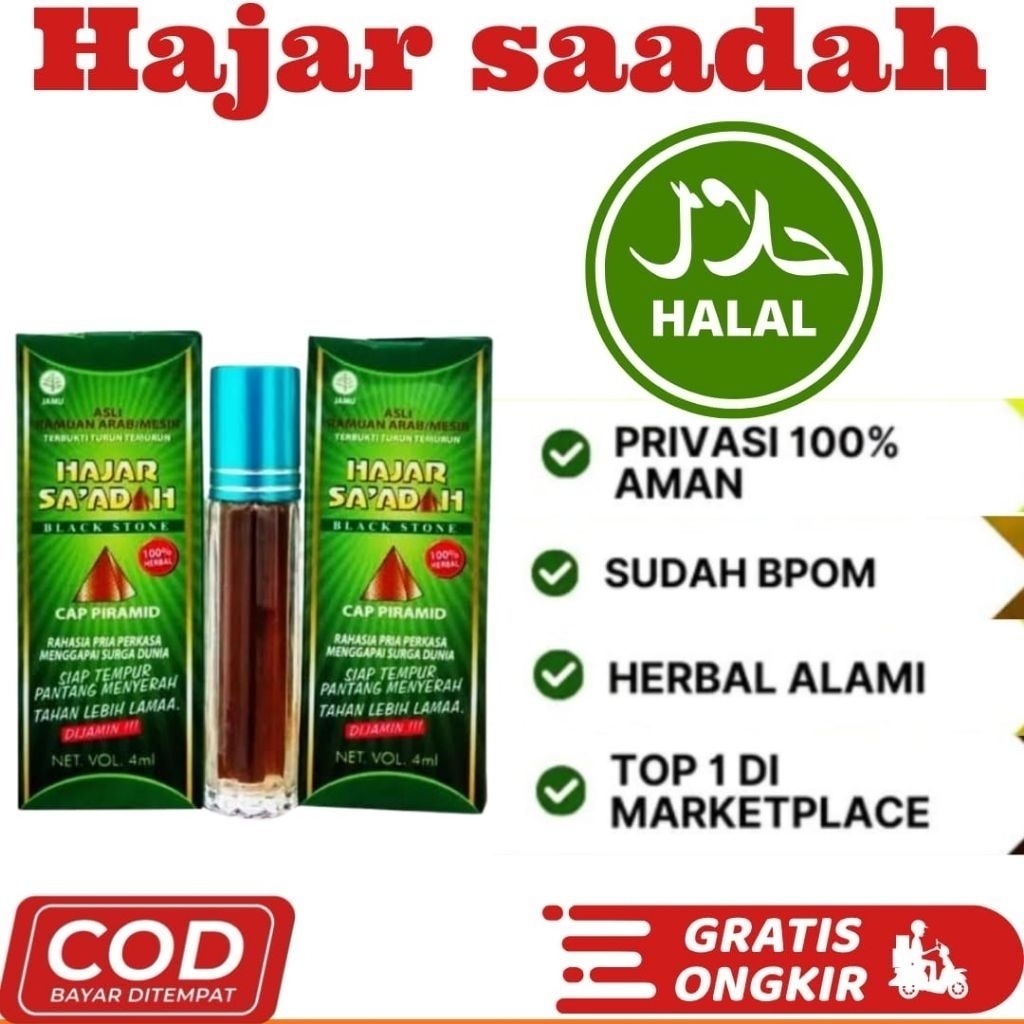 hajar jahannam oles saadah 100% original kuat pria tahan lama anti ejakulsi dini