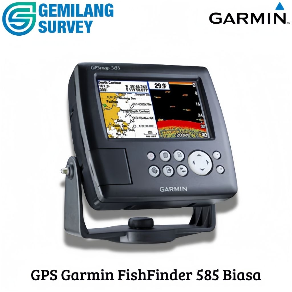 GPS Garmin Fishfinder 588 Biasa Kondisi Bekas