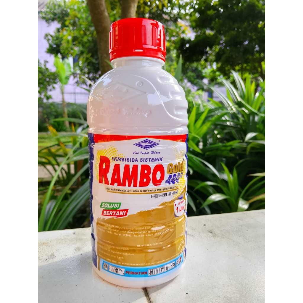 Herbisisa Rambo Gold 1 Liter Racun Rumput Obat Pembasmi Gulma Liar