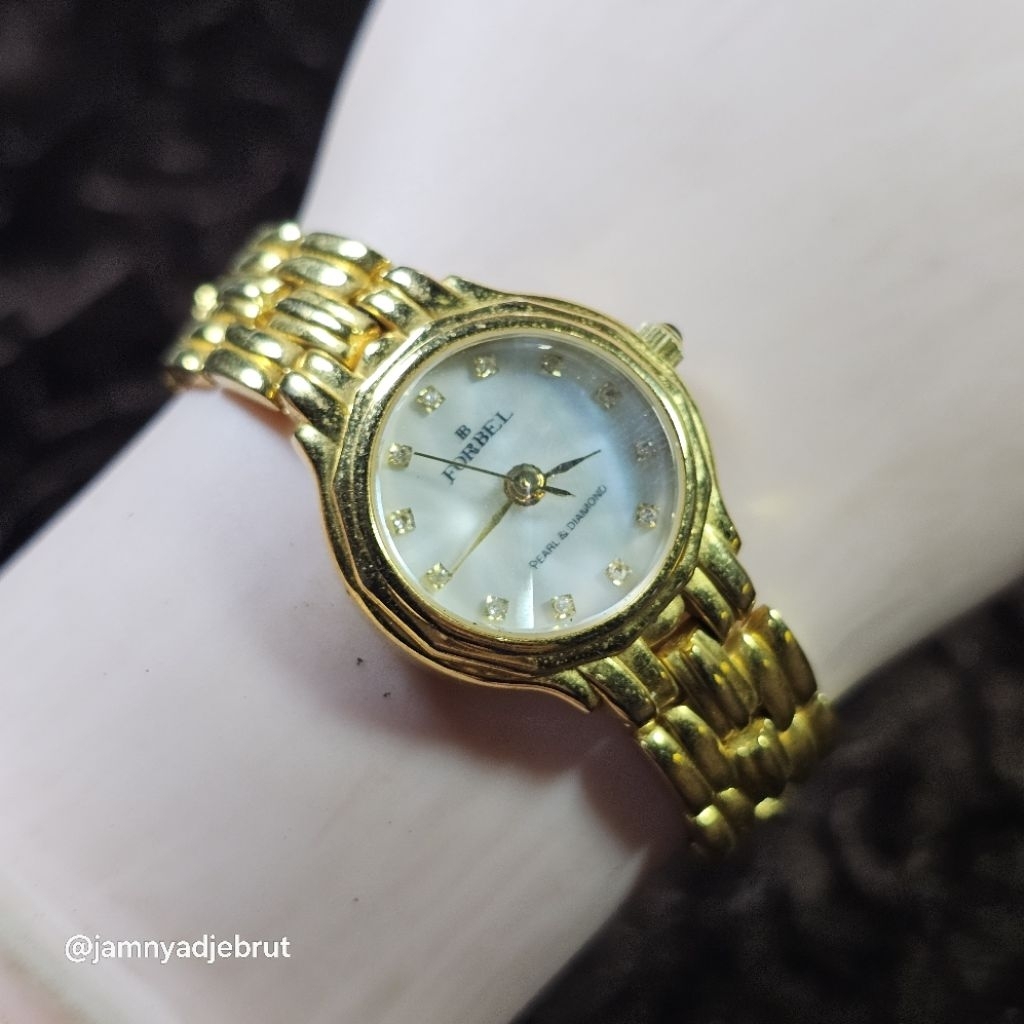 Jam Forbel FB1051L Gold MOP Dial Ladies Bekas
