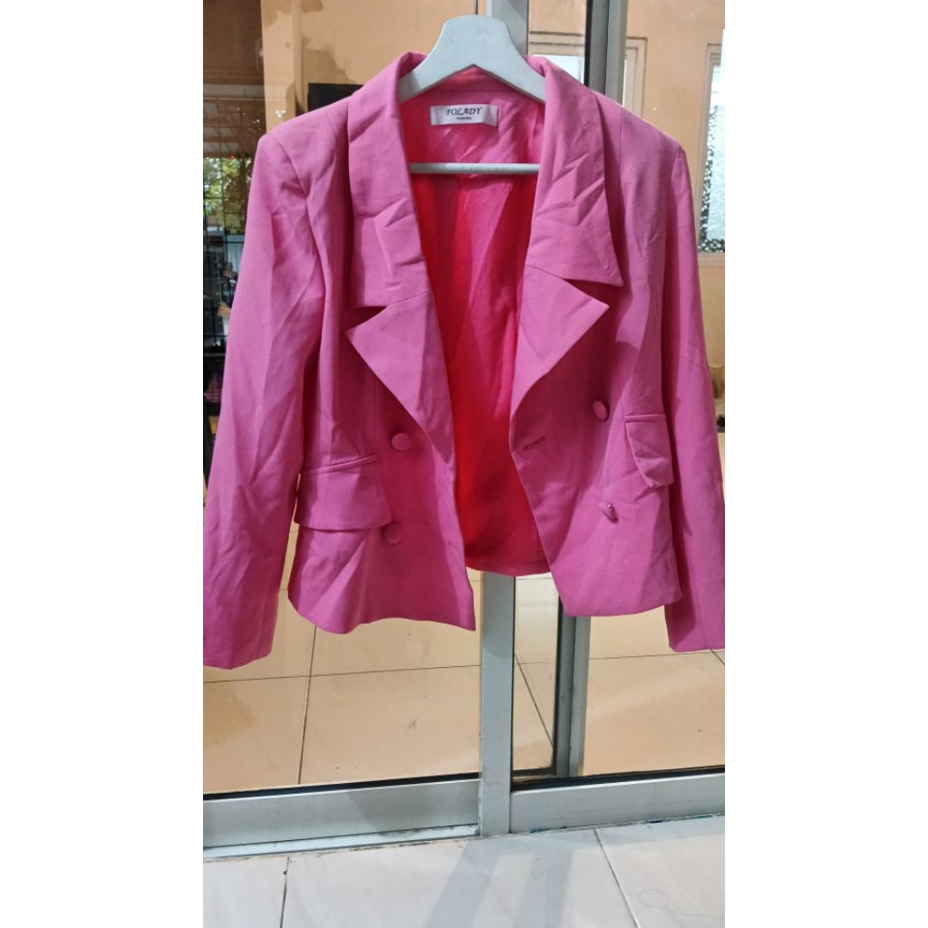 setelan blazer  wanita preloved
