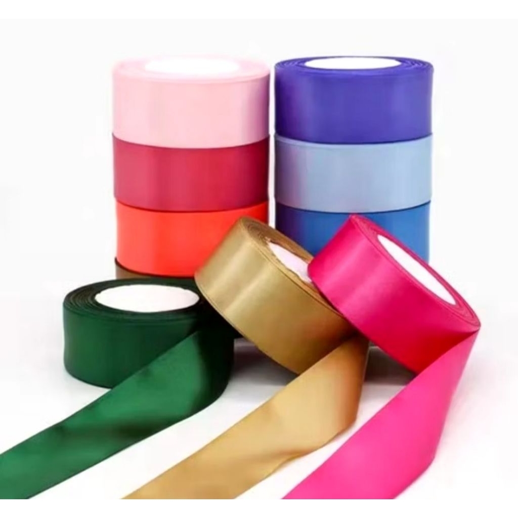 Pita Satin 4 cm - 1 Roll Pita Satin  1 1/2  inch