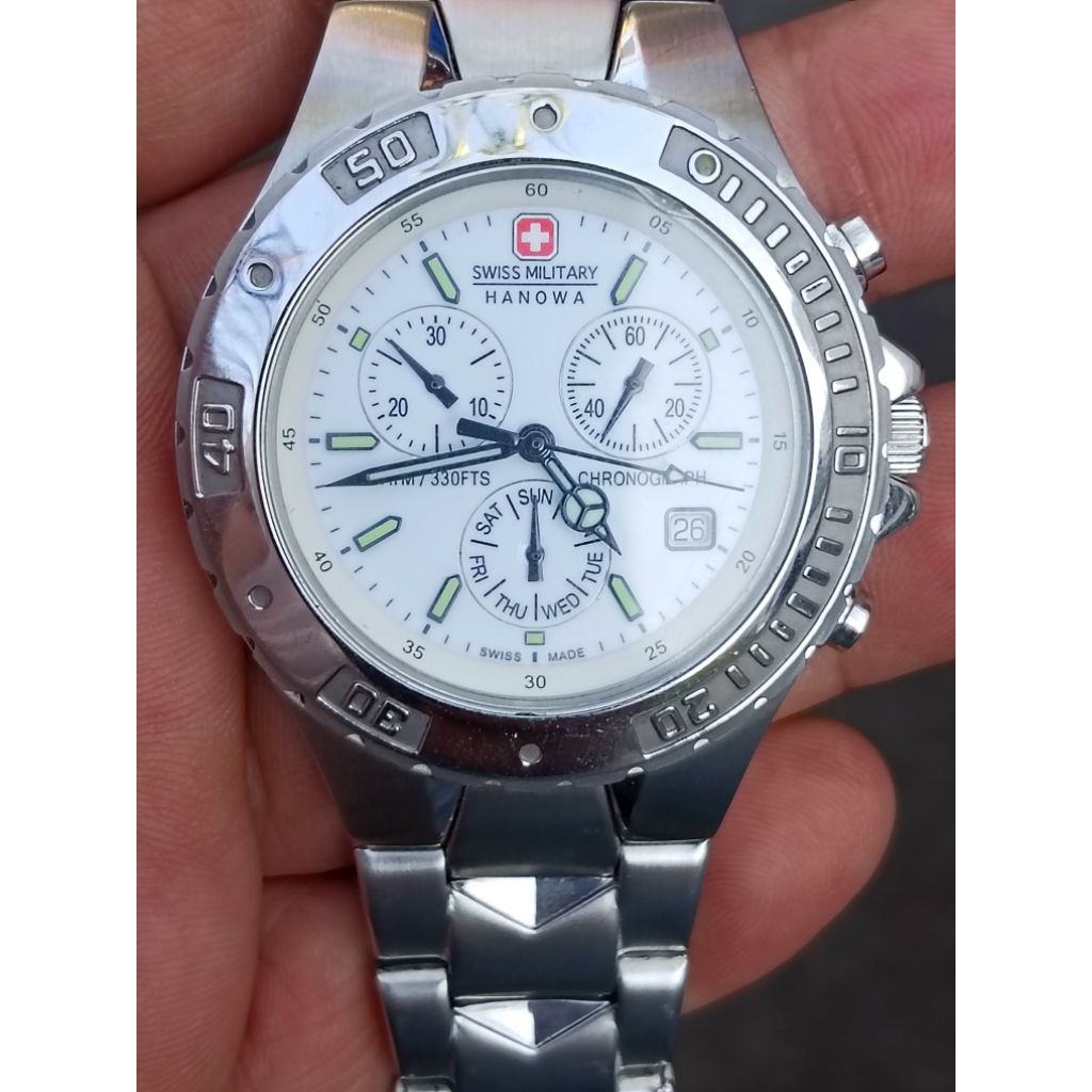 jam tangan Swiss military HANOWA ORI full