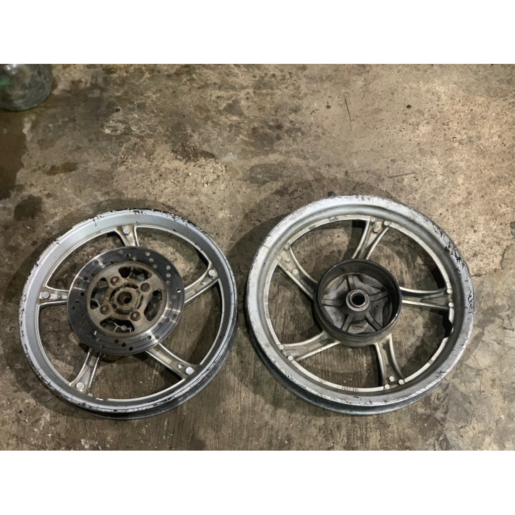 velg velk roda depan belakang ori original yamaha Xeon GT 125 1Lb - 54p xeon karbu rc xeon fi mio j 