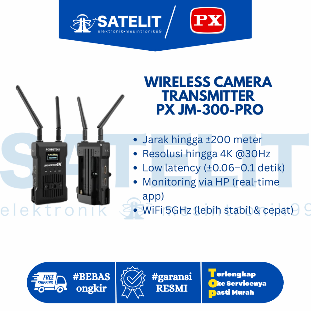 WIRELESS CAMERA TRANSMITTER PX JM300PRO