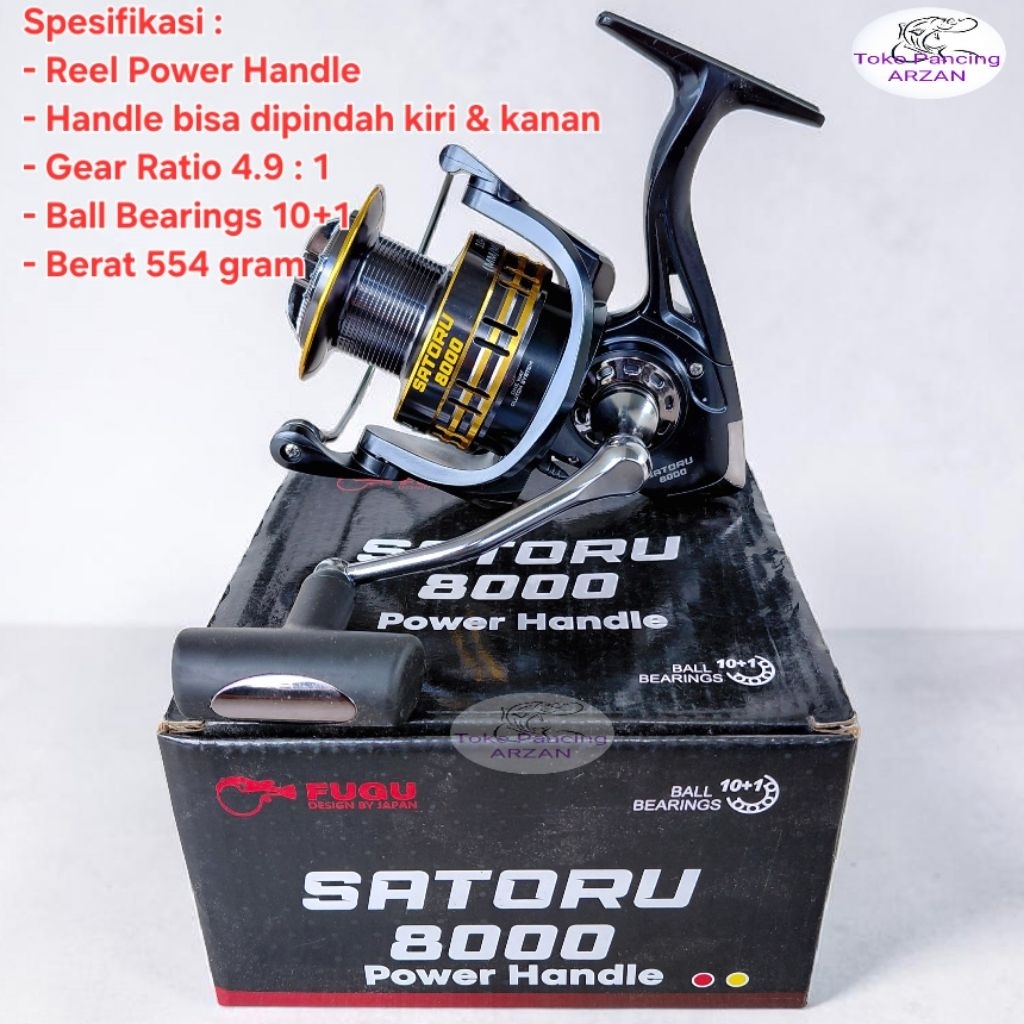 Reel Laut / Sungai FUGU SATORU 8000 Power Handle