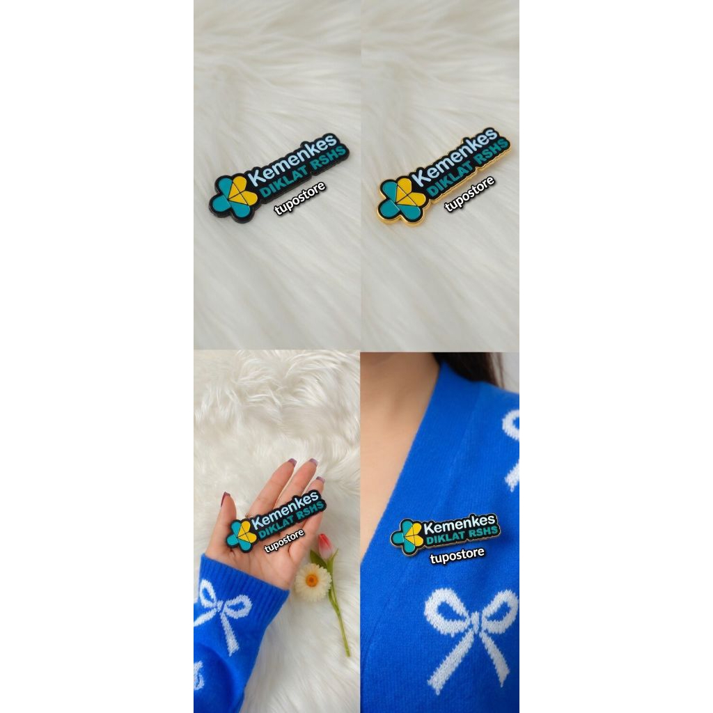 pin enamel custom logo nama 7x2 cm