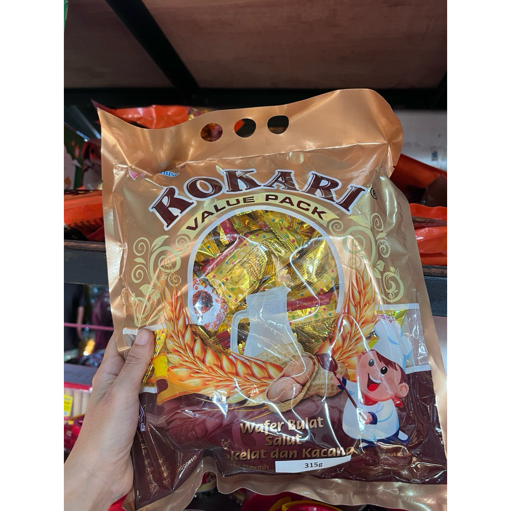 ROKARI BAG 315GR 50PCS COKELAT ROKARI
