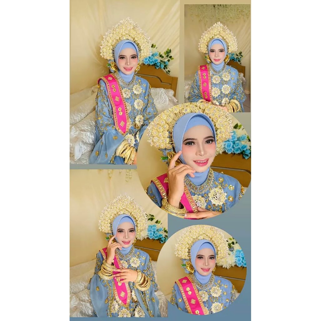 baju Bugis sepasang + sarung sepasang