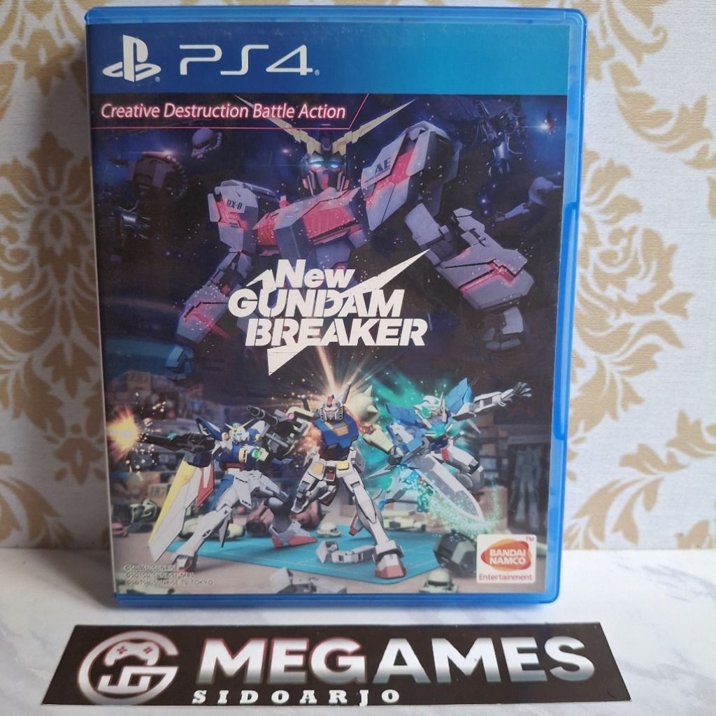Kaset BD PS4 New Gundam Breaker - Second/Bekas