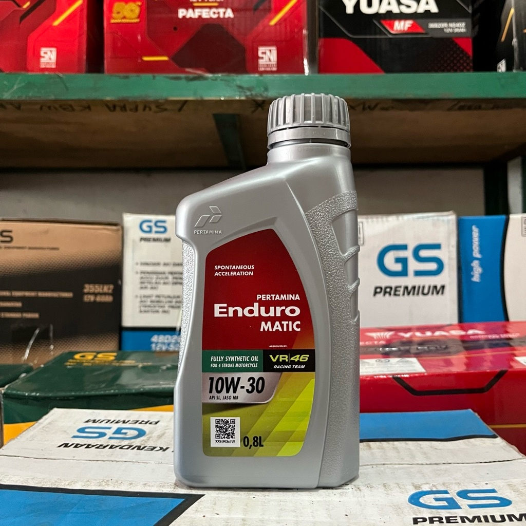 Oli Motor Enduro Matic 10W-30 Full Synthetic | 0,8 Liter | Oli Pertamina