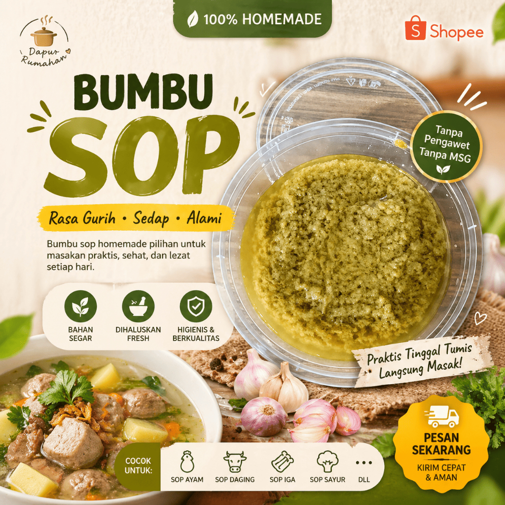 Bumbu Sop Homemade 100gram