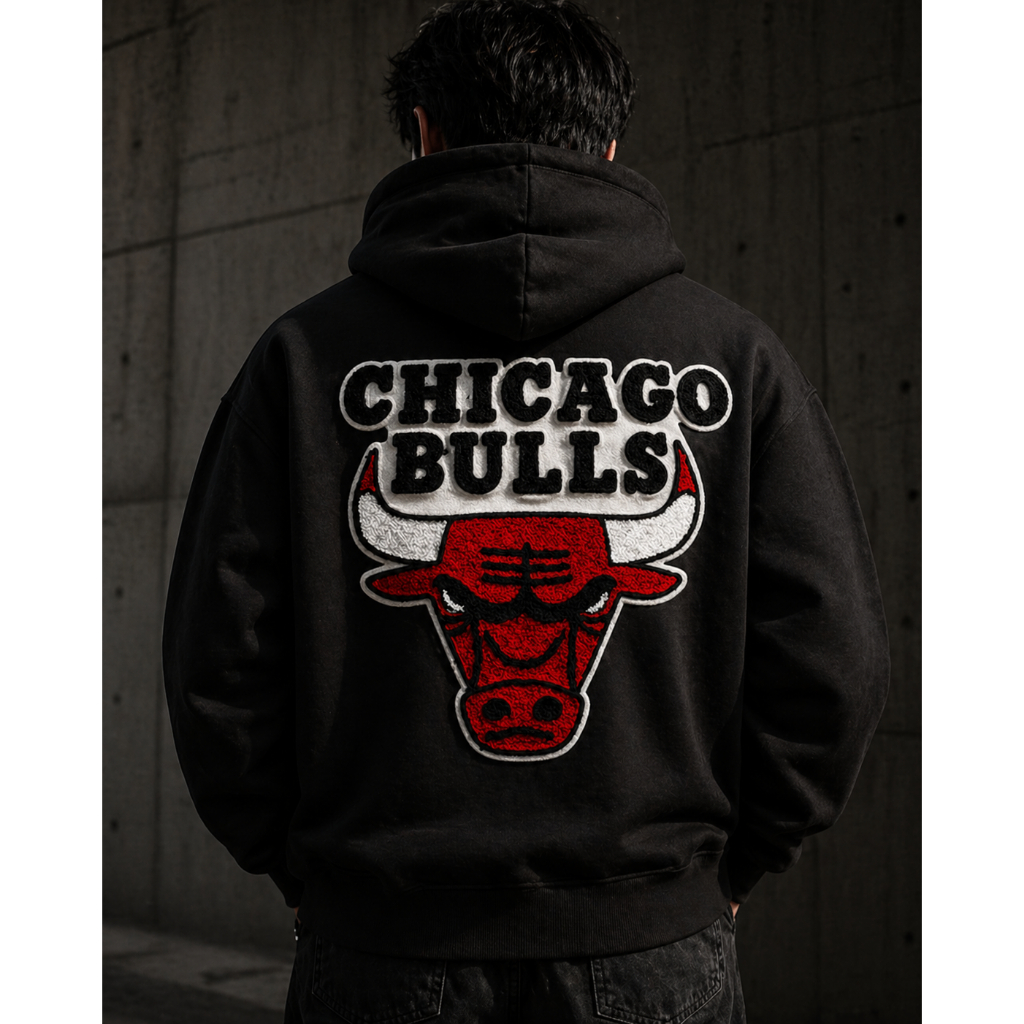 Patch Bordir towel Chicago Bulls