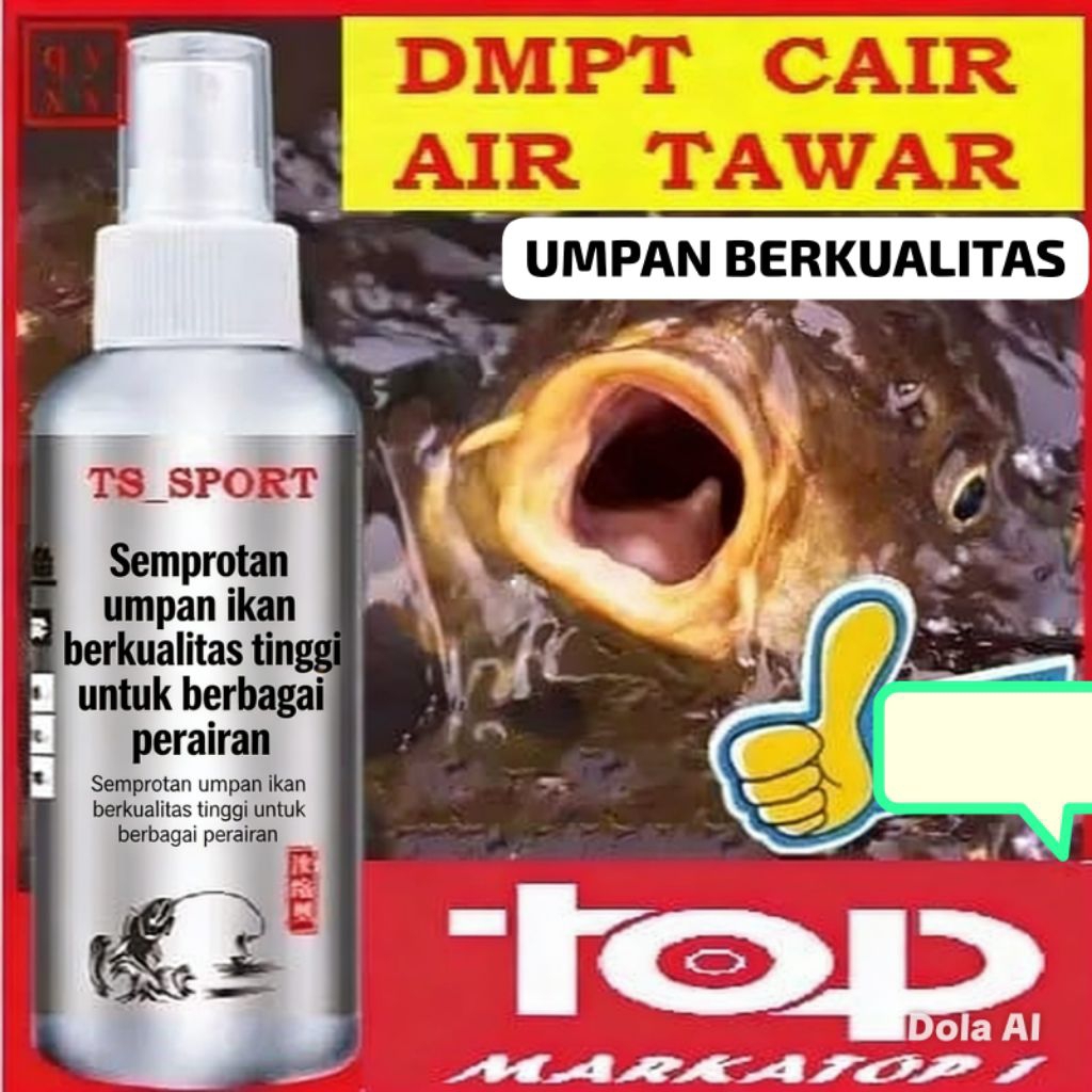 DMPT UMPAN IKAN ADITIF dmpt cair semprot umpan ikan umpan pancing dmpt penarik ikan umpan adiktif