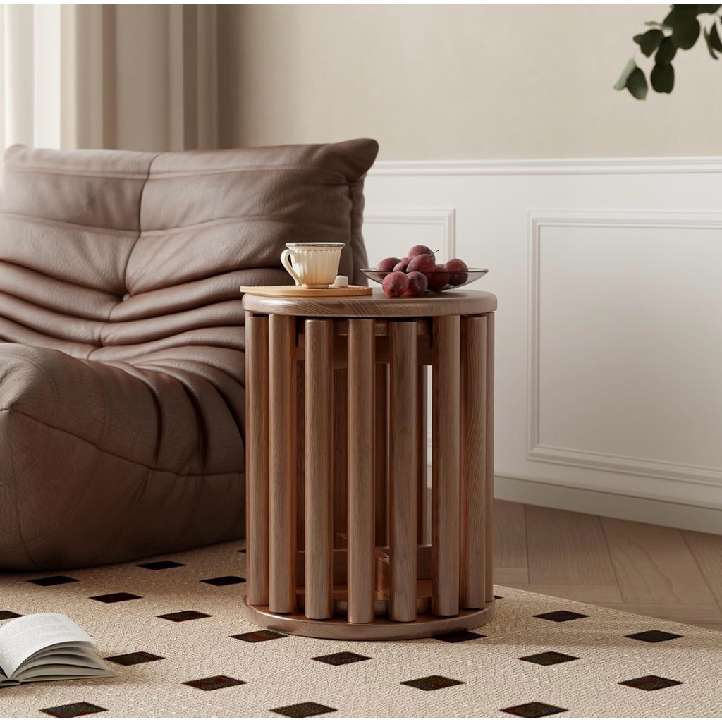 Stool Minimalis Bundar / Stool Bundar Meja / Kursi Rias Jati
