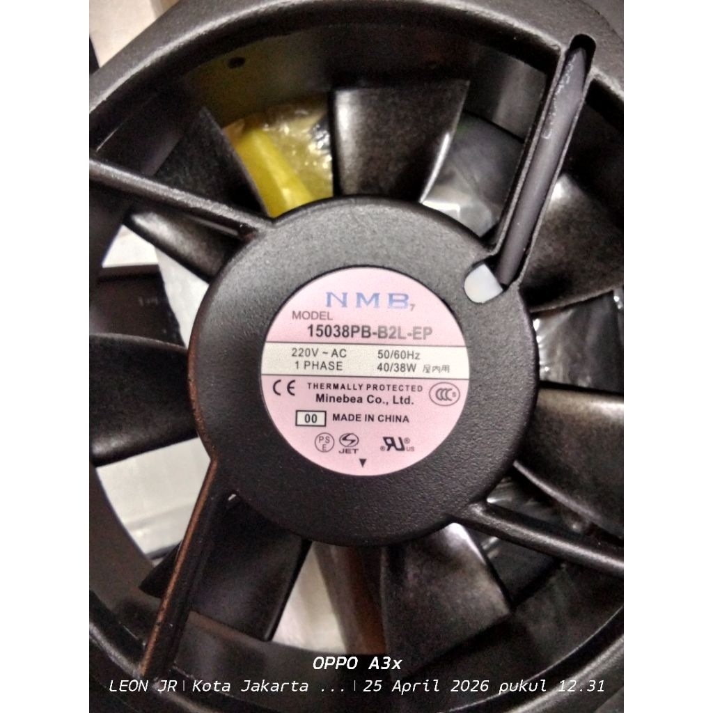 Fan NMB 15038PB-B2L-EP 220v-ac 50/60hz 40/38w