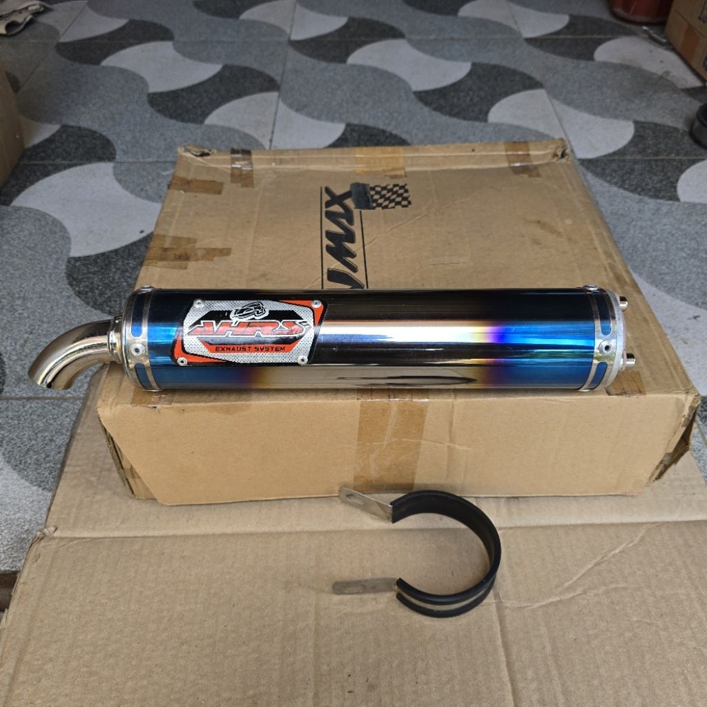 slincer silincer knalpot AHRS racing rainbow 2tak Ninja 150 r rr ss