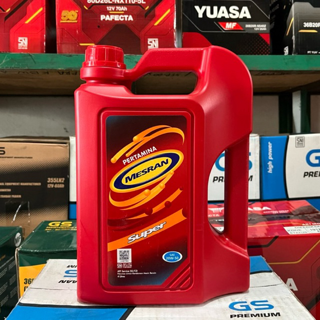 Oli Mesran Super 20W50 | 4 Liter | Oli Pertamina