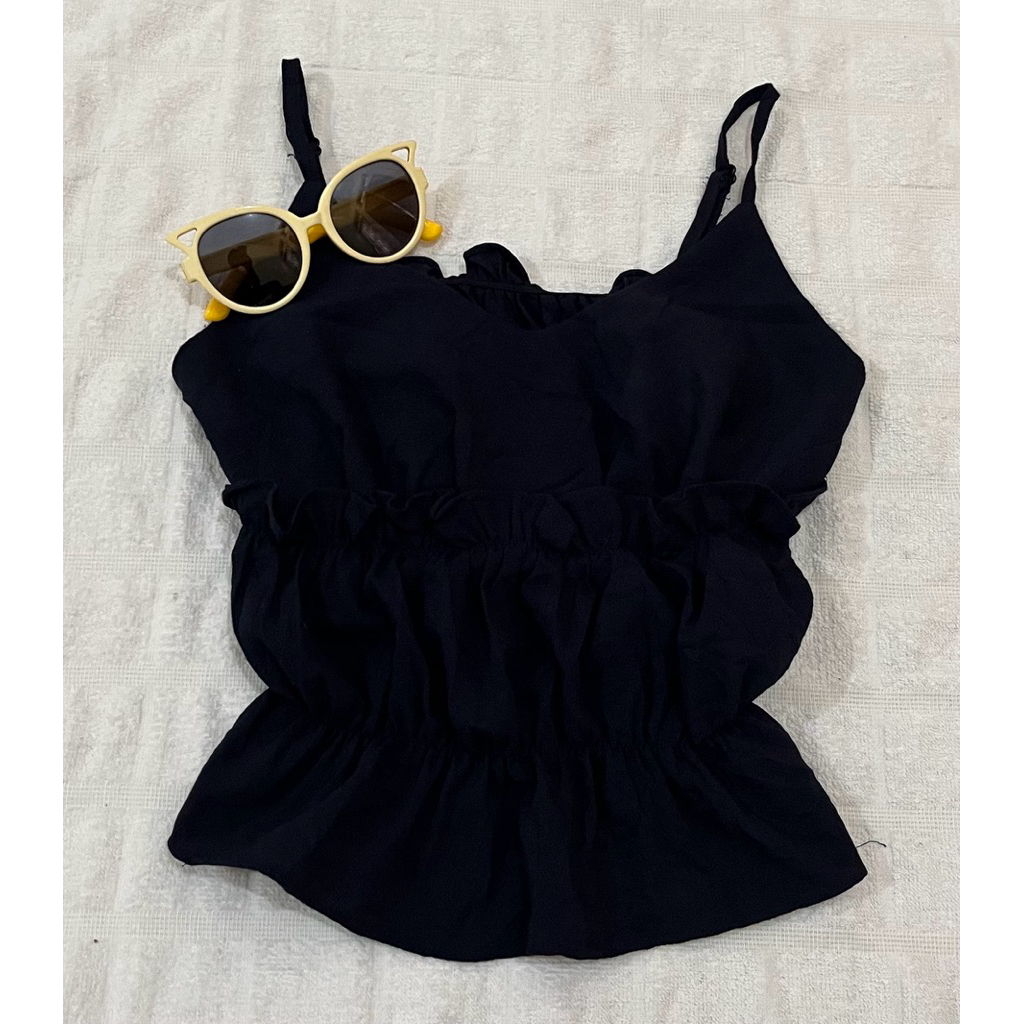baju blus anak perempuan size 9-12 tahun preloved (seksoy) model crop top