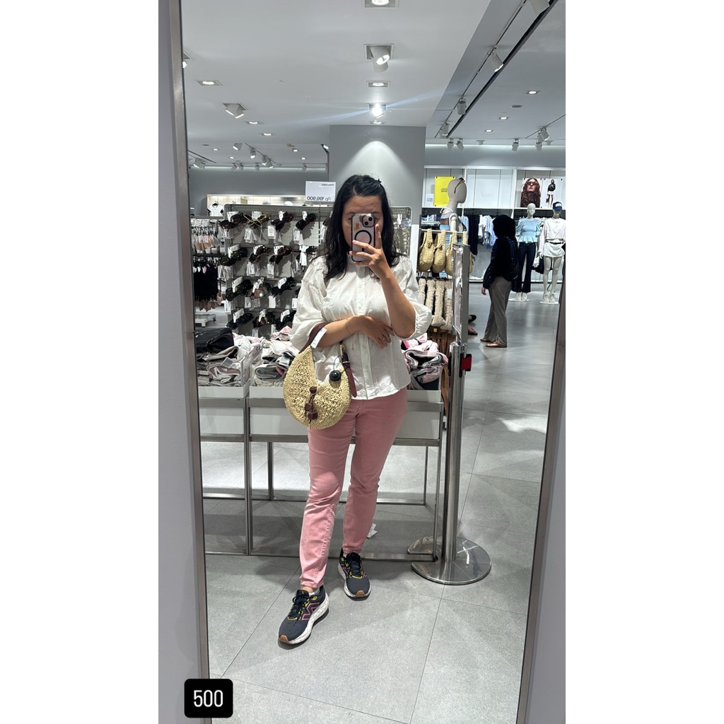tas hand bag HnM tas rajut hnm tas anyaman hnm