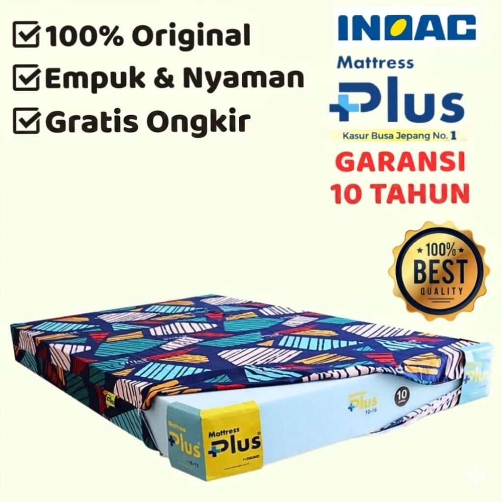 Inoac Mplus Kasur Busa Density 16 Tebal 30cm Ukuran 180x200