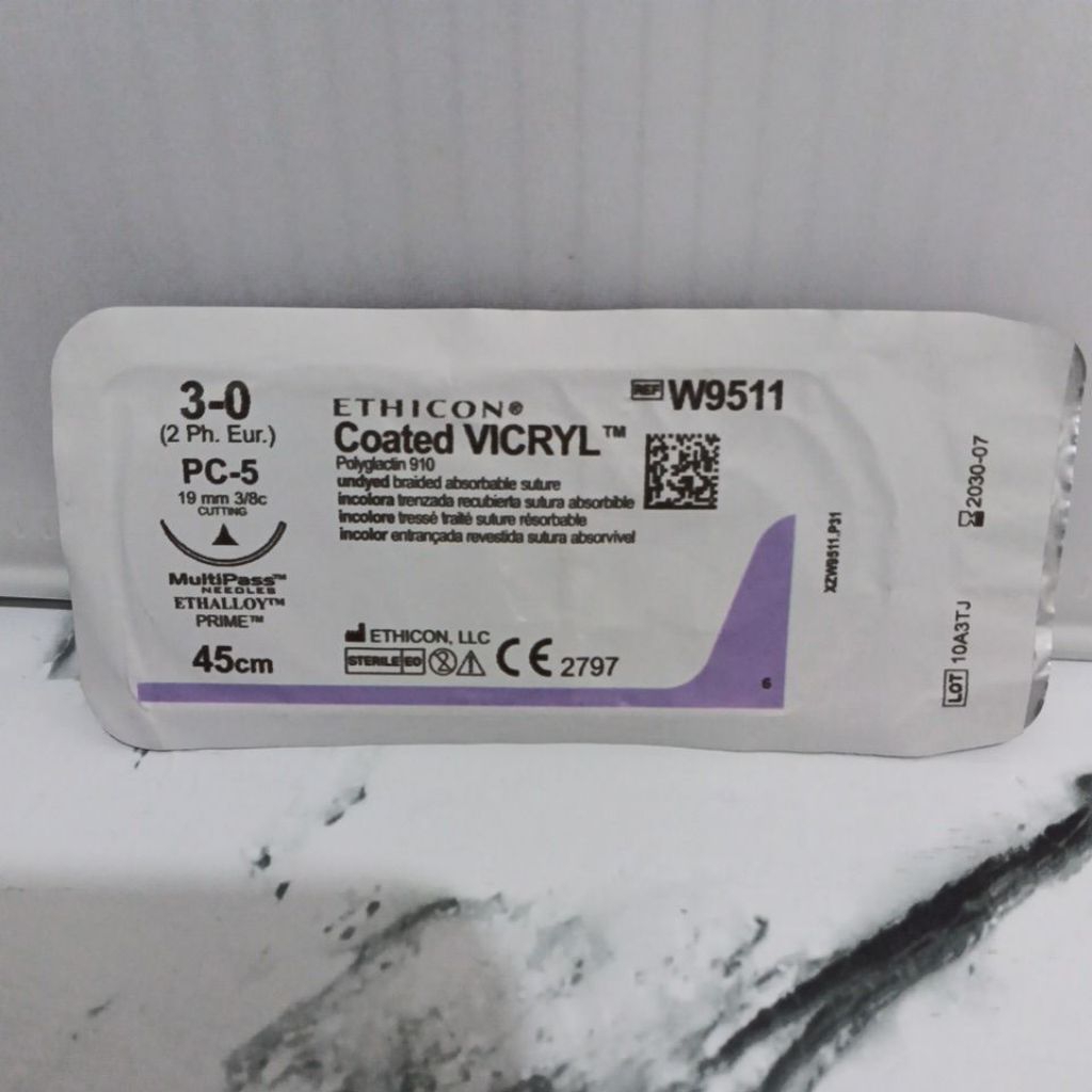 Vicryl 3 0 W9511 Cutting Pcs vicryl 3/0 cutting Pcs