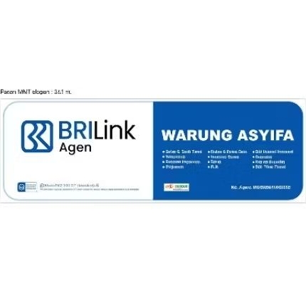 BANNER MMT AGEN BRILINK UKURAN 200 x 100 CM