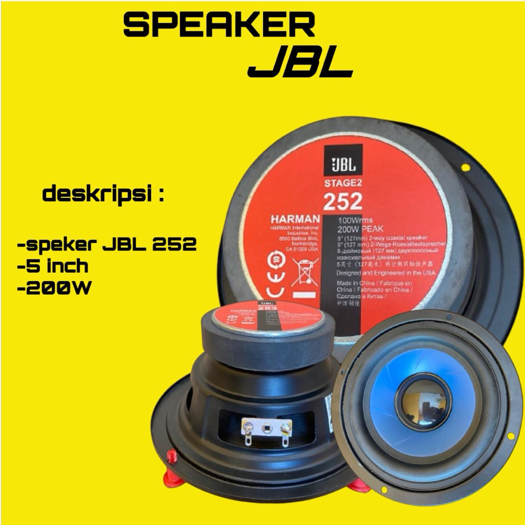 speaker JBL STAGE2 252 (inch)