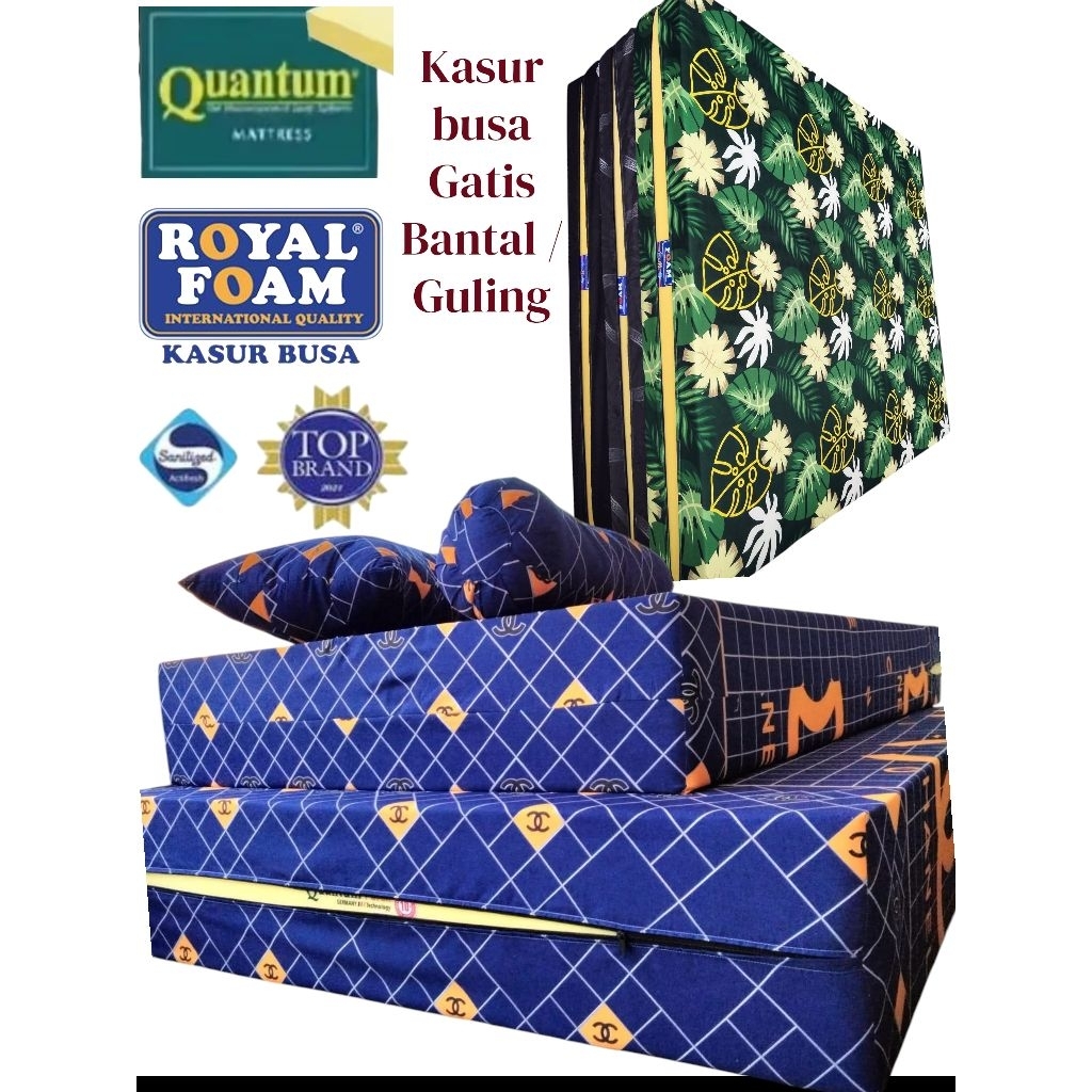 kasur busa royal Quantum 160 x 200 x 20 free bantal