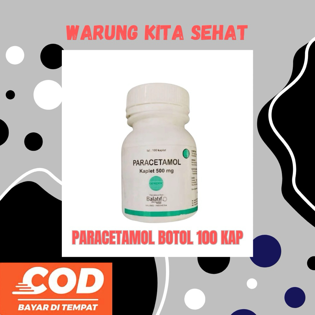 PARACETAMOL BOTOL BALATIF ISI 100 KAPLET