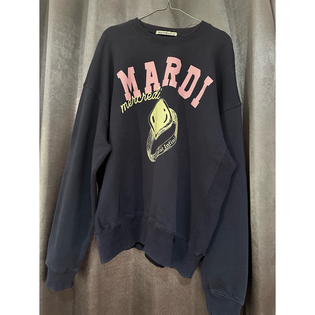 Sweater Oversize Mardi Mercredi Preloved (NAVY)