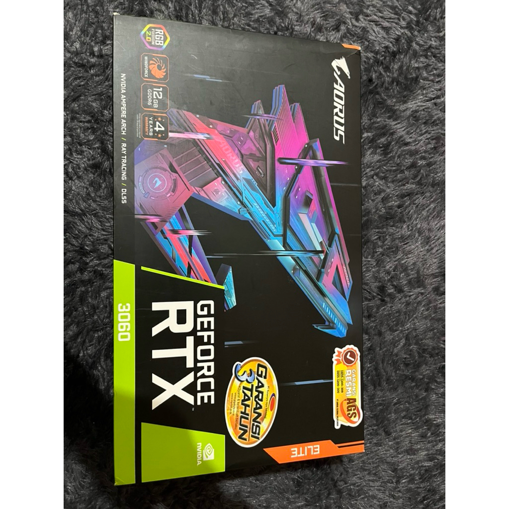 Gigabyte Aorus RTX 3060 12GB (Bekas)