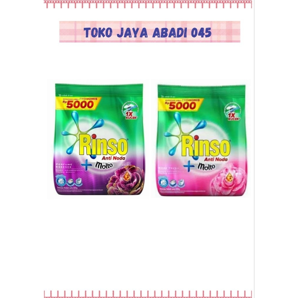 RINSO molto deterjen bubuk 5000 | rinso bubuk