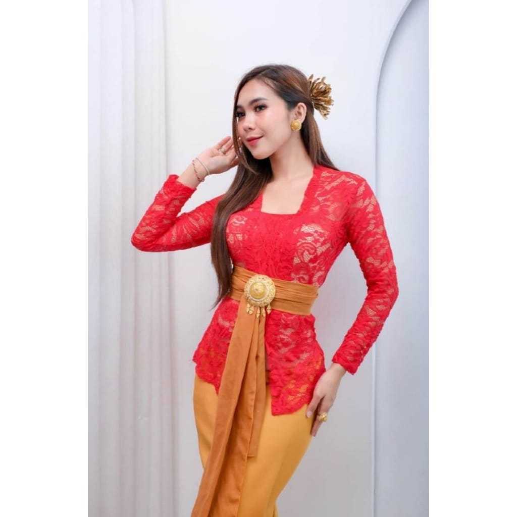 (ATASAN KEBAYA BALI)Kebaya adat bali/Kebaya kutubaru/ Kebaya bali lengan panjang